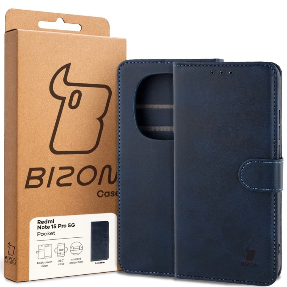 Bizon Case Pocket Xiaomi Redmi Note 15 Pro 5G marineblau
 - 6