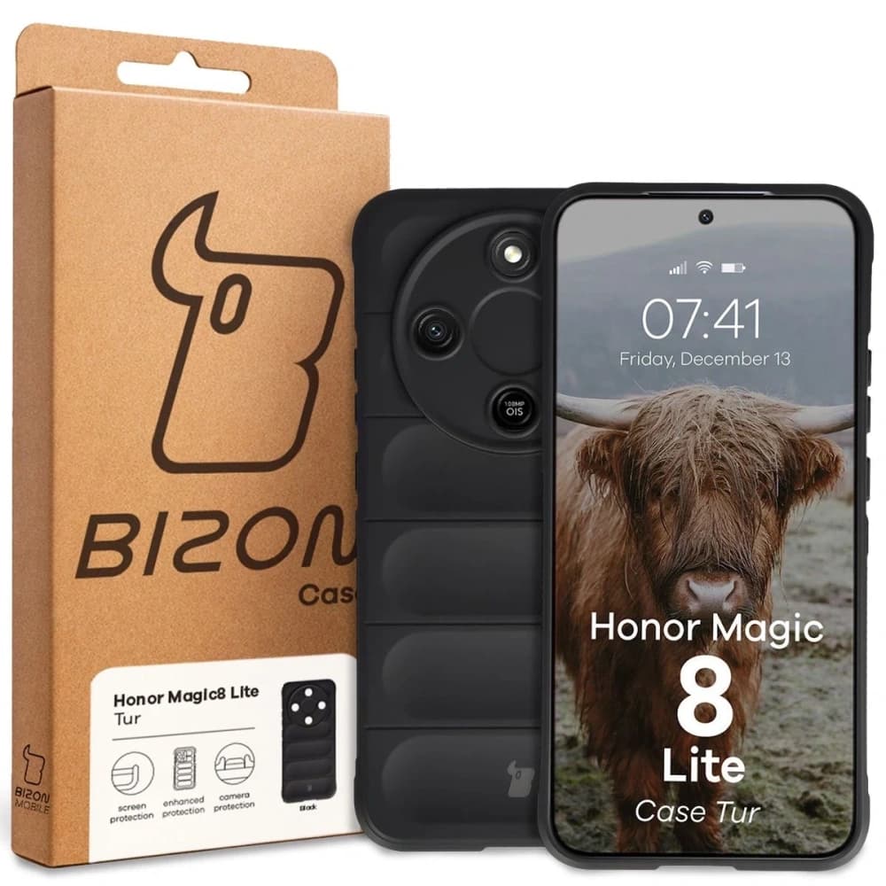 Bizon Case Tur Honor Magic8 Lite schwarz
 - 8