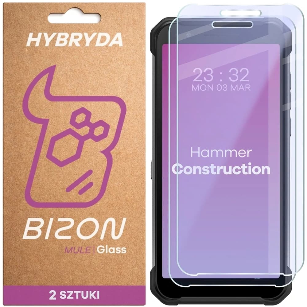 Bizon Glass Mule Duo HAMMER Construction [2 PACK]
 - 1