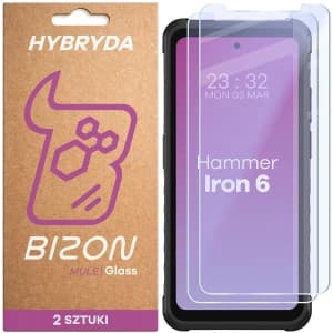 Bizon Glass Mule Duo HAMMER Iron 6 5G / 6 [2 PACK]
