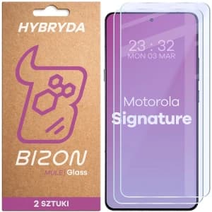 Bizon Glass Mule Duo Motorola Signature [2 PACK]
