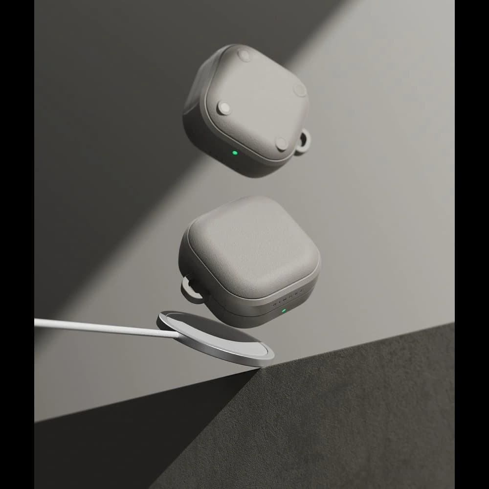 Ringke Onyx Magnetic MagSafe Samsung Galaxy Buds 4 / 4 Pro Warm Grey - 3