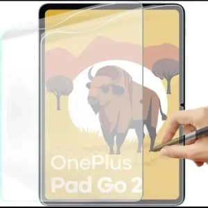 Folia imitująca papier Bizon Film Tab Papirus do Samsung Galaxy Tab S9 / S9 FE [2 PACK]