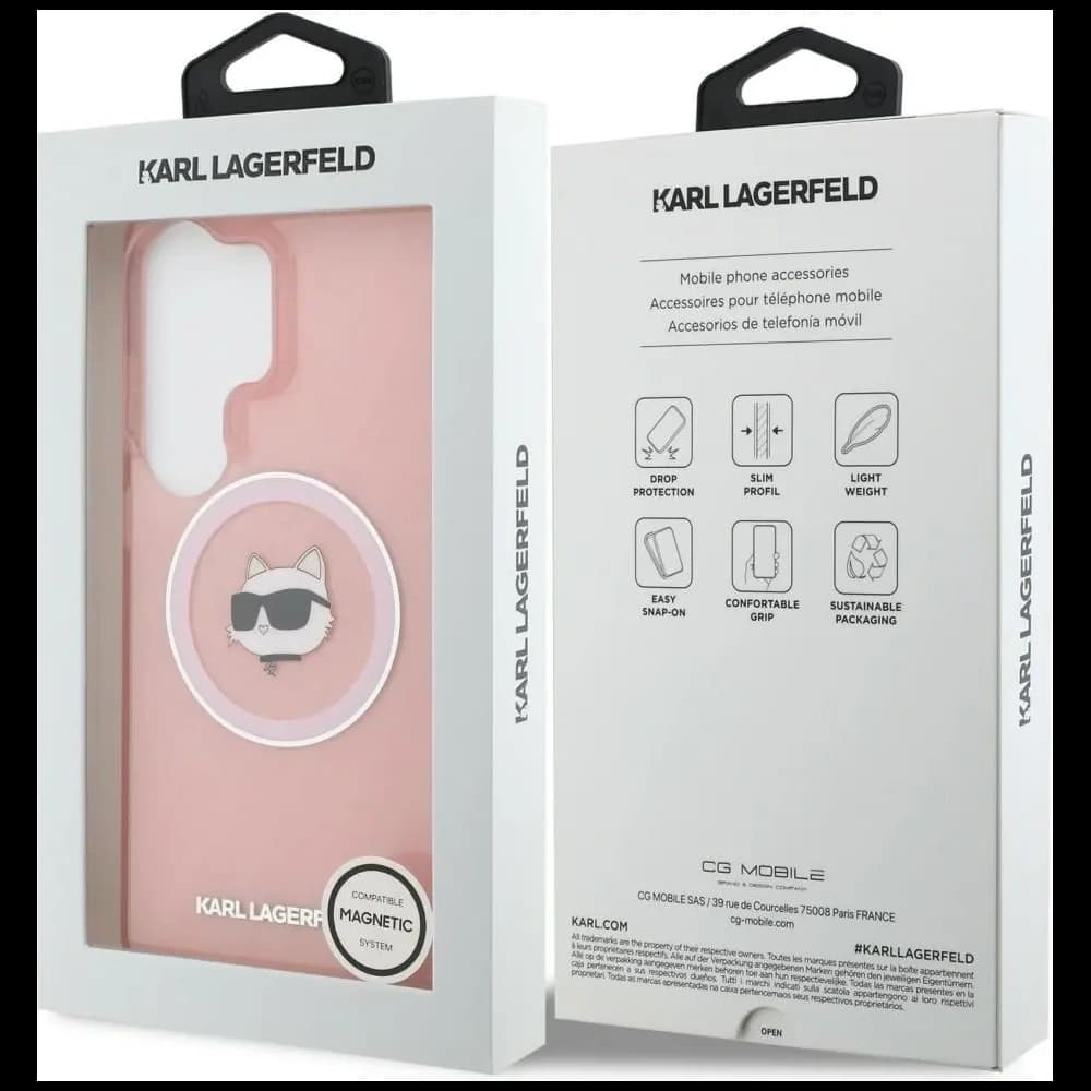 Karl Lagerfeld IML Wiederholt Choupette MagSafe Samsung Galaxy S26 Ultra Pink
 - 8