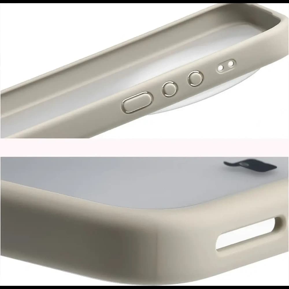 Bizon Case Angelo Xiaomi 17 Ultra semi-transparent mit einem beigen Rahmen
 - 4