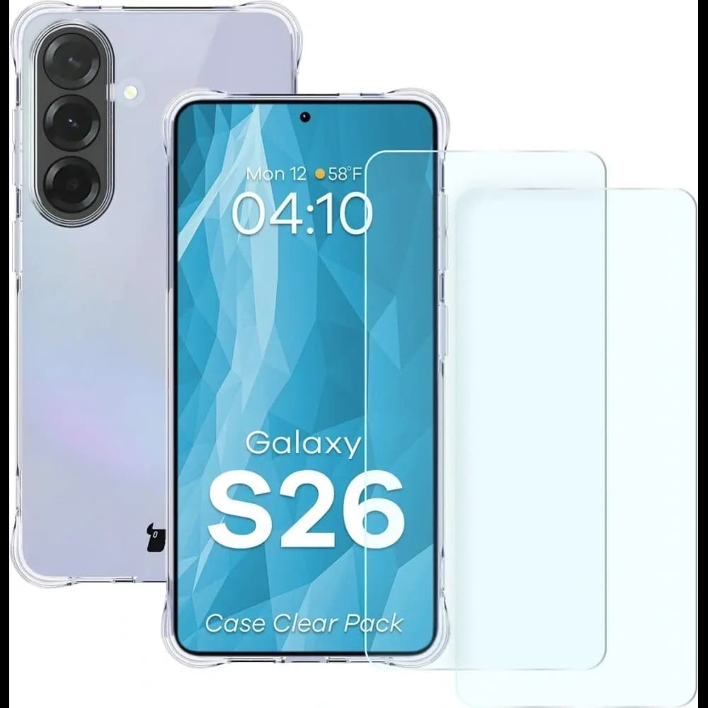 Bizon Case Clear Pack Samsung Galaxy S26 - 1