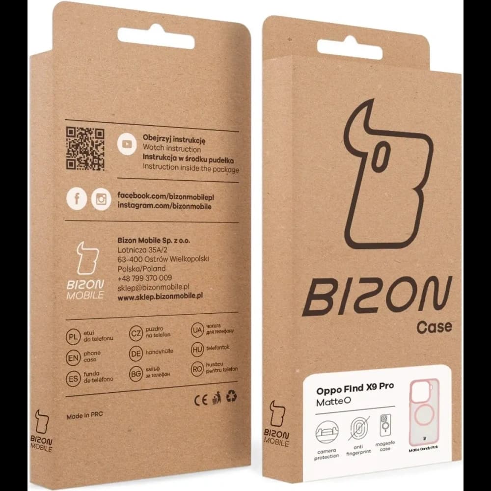 Bizon MatteO Magnetic Pack Oppo Find X9 Pro smoky light pink
 - 9