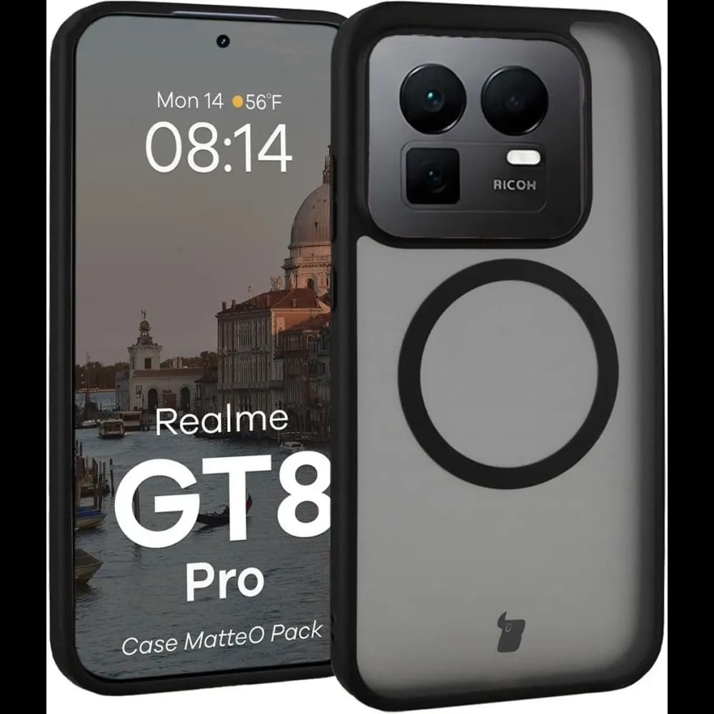 Bizon MatteO Magnetic Pack Realme GT 8 Pro smoky black - 3