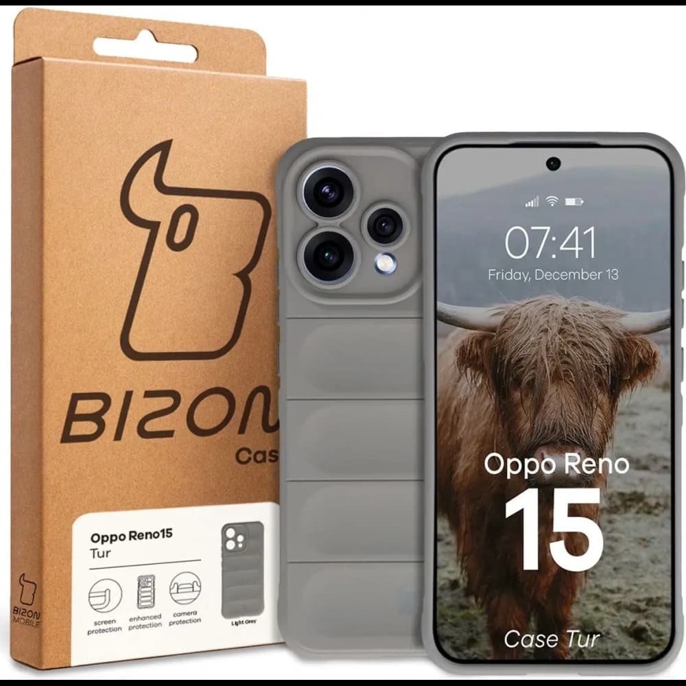 Bizon Case Tur Oppo Reno 15 hellgrau
 - 8