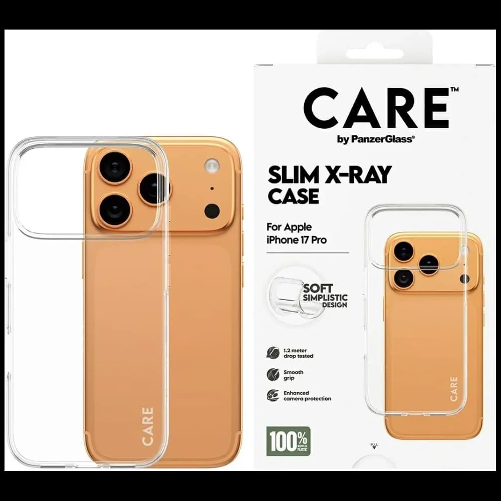 CARE by PanzerGlass Fashionable X-Ray Soft Basic Apple iPhone 17 Pro clear - 1