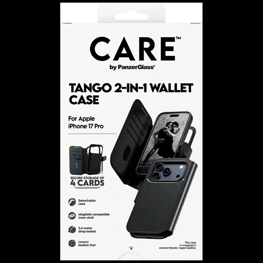 CARE by PanzerGlass Feature Tango 2w1 Wallet Case MagSafe Apple iPhone 17 Pro black - 5