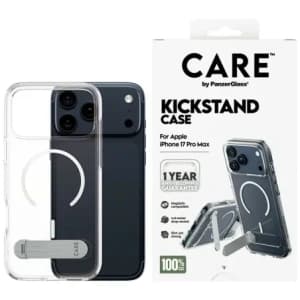 CARE by PanzerGlass Feature mit Kickstand MagSafe Apple iPhone 17 Pro Max klar

