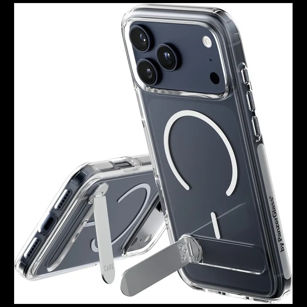 CARE by PanzerGlass Feature mit Kickstand MagSafe Apple iPhone 17 Pro Max klar
 - 2
