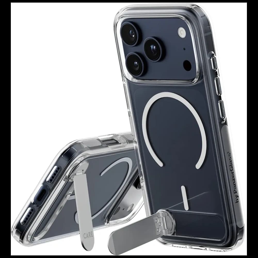 CARE by PanzerGlass Feature w. Kickstand MagSafe Apple iPhone 17 Pro clear - 2