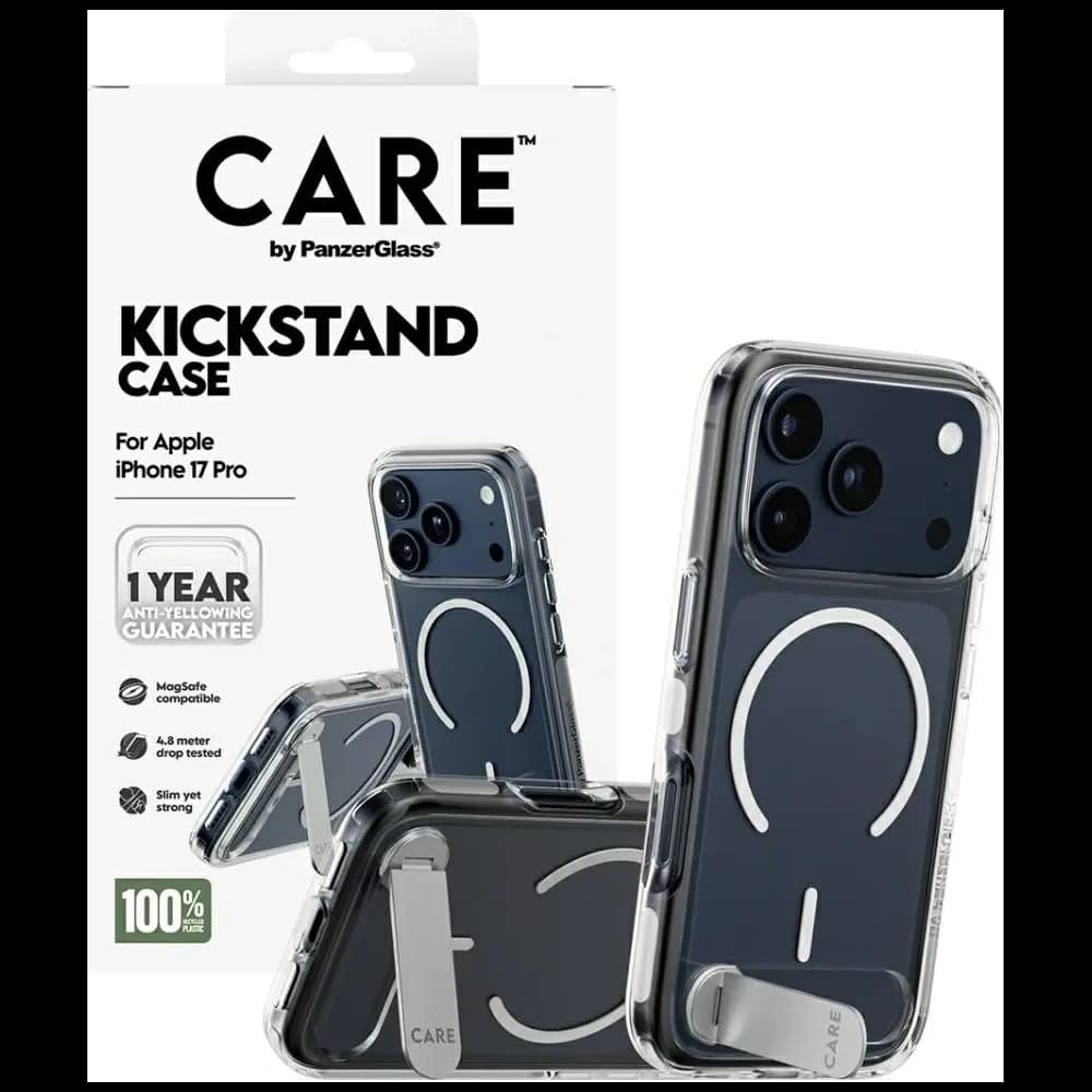 CARE by PanzerGlass Feature w. Kickstand MagSafe Apple iPhone 17 Pro clear - 4
