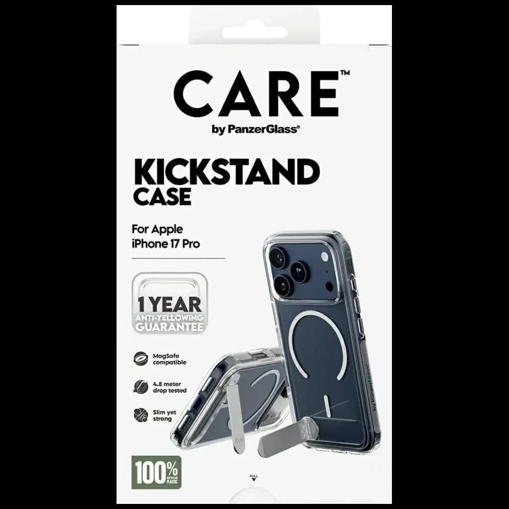 CARE by PanzerGlass Feature w. Kickstand MagSafe Apple iPhone 17 Pro clear - 5