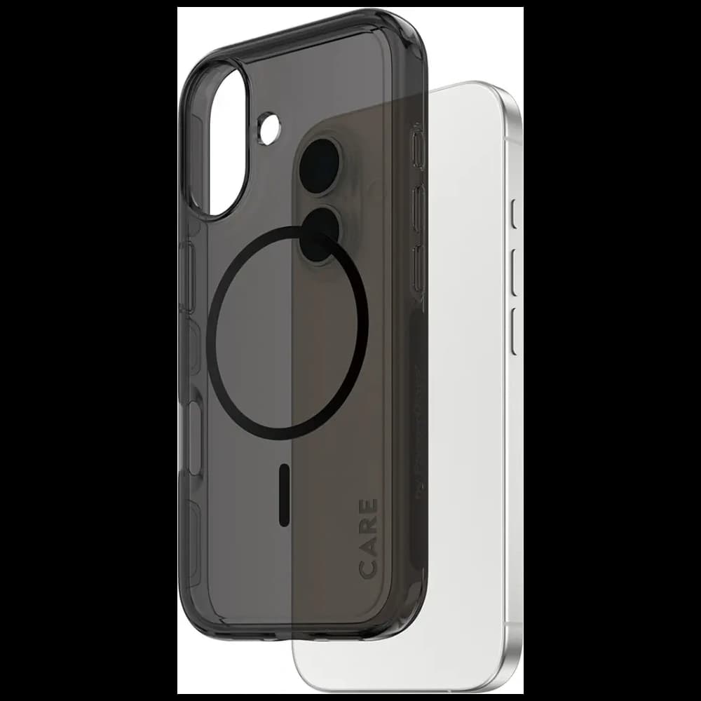 CARE by PanzerGlass Flagship Urban Explorer w. Black MagSafe Apple iPhone 17 smoky - 2