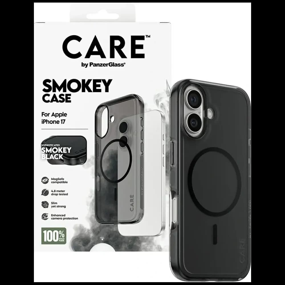 CARE by PanzerGlass Flagship Urban Explorer w. Black MagSafe Apple iPhone 17 smoky - 4