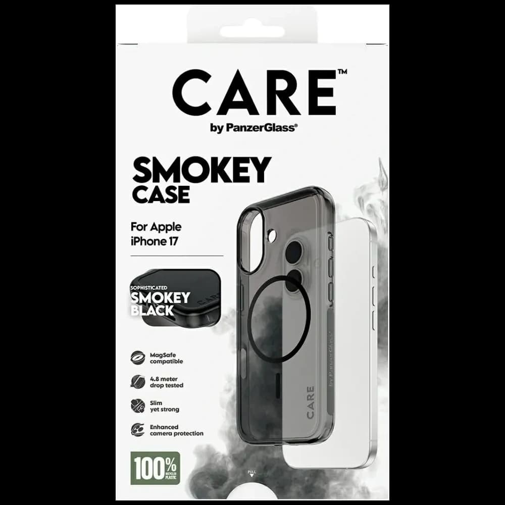 CARE by PanzerGlass Flagship Urban Explorer w. Black MagSafe Apple iPhone 17 smoky - 5