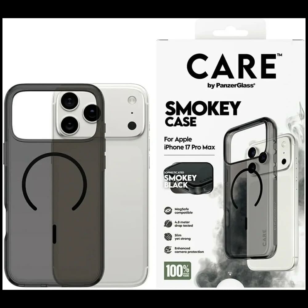 CARE by PanzerGlass Flagship Urban Explorer mit Black MagSafe Apple iPhone 17 Pro Max smoky
 - 1