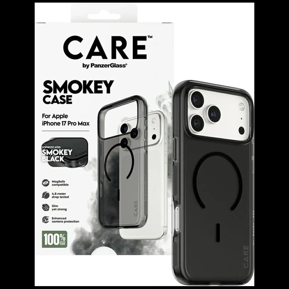 CARE by PanzerGlass Flagship Urban Explorer mit Black MagSafe Apple iPhone 17 Pro Max smoky
 - 4