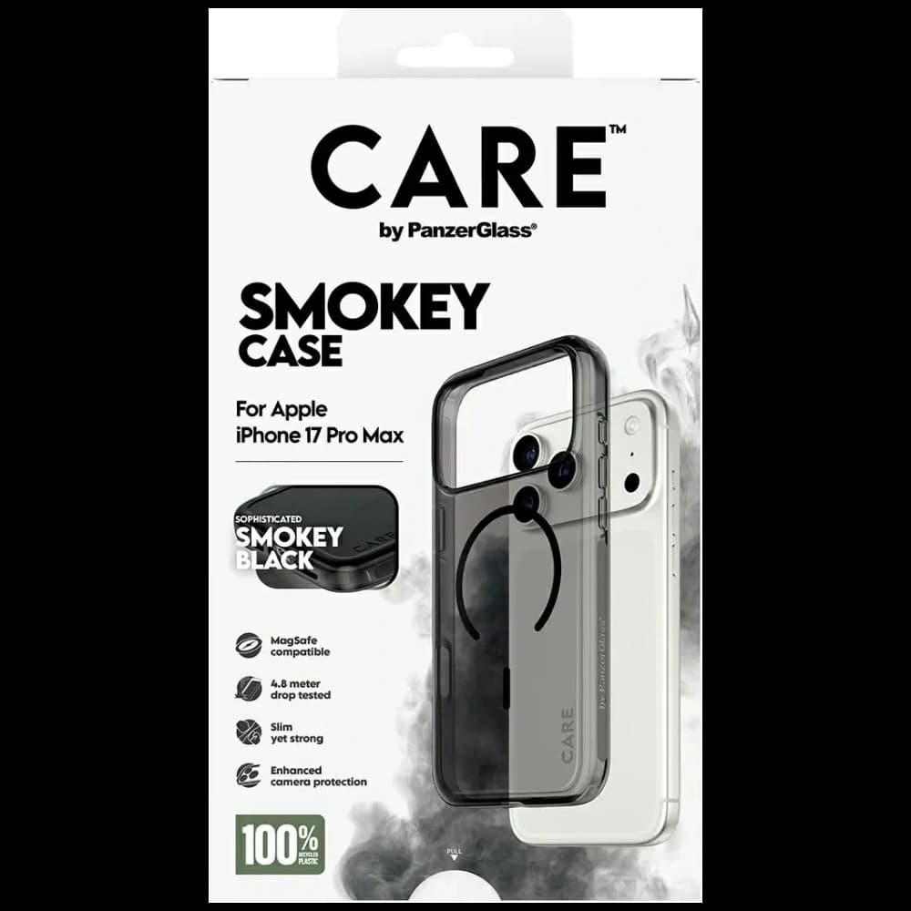 CARE by PanzerGlass Flagship Urban Explorer mit Black MagSafe Apple iPhone 17 Pro Max smoky
 - 5