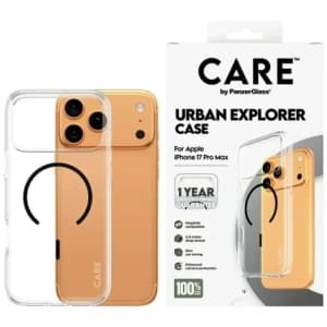 CARE by PanzerGlass Flagship Urban Explorer mit Black MagSafe Apple iPhone 17 Pro Max klar
