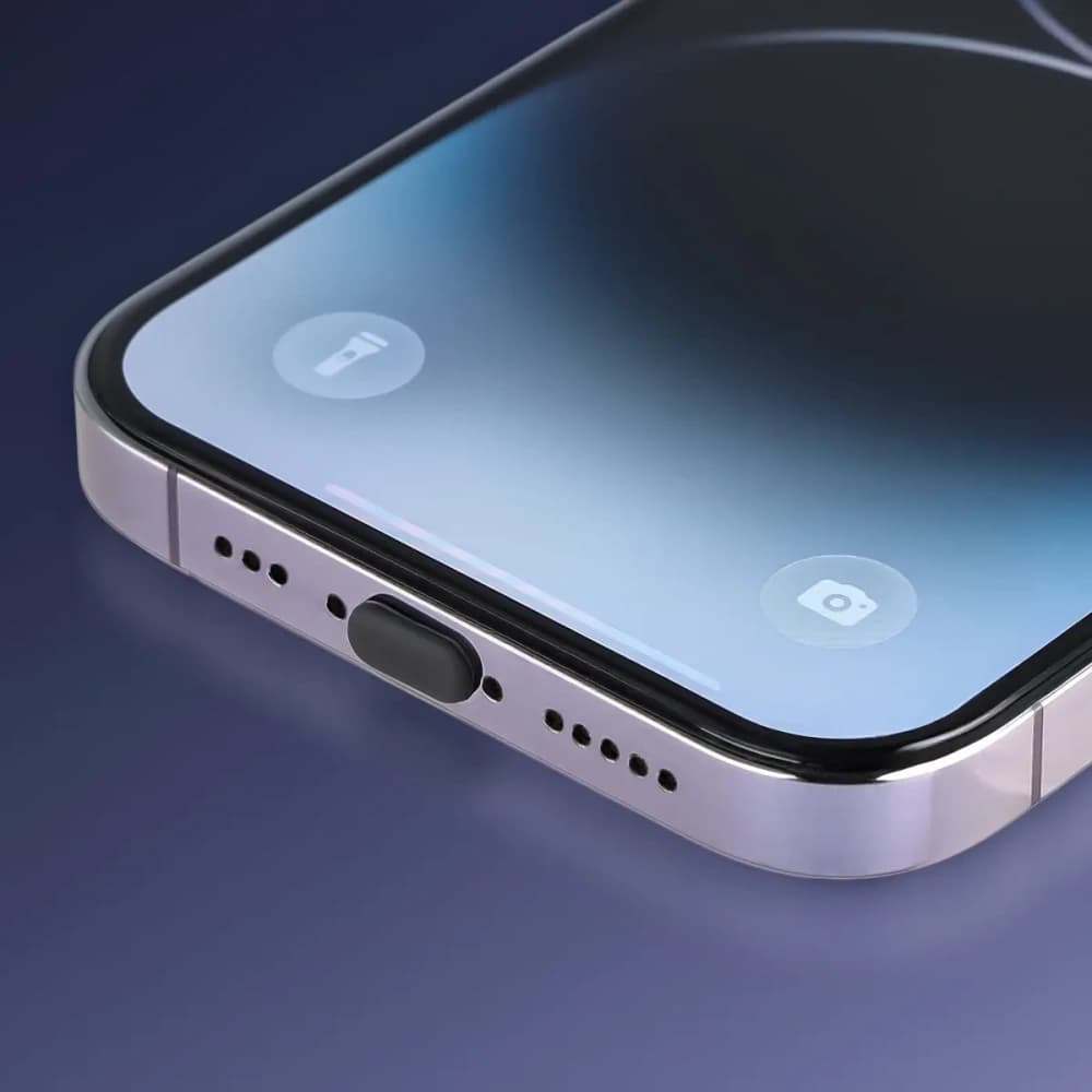 Bizon Accessories Dust Plug für Lightning-Anschlussgeräte schwarz
 - 4