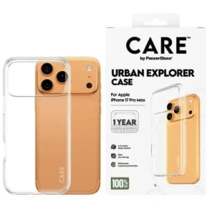 CARE by PanzerGlass Flagship Urban Explorer mit Clear Frame Apple iPhone 17 Pro Max klar

