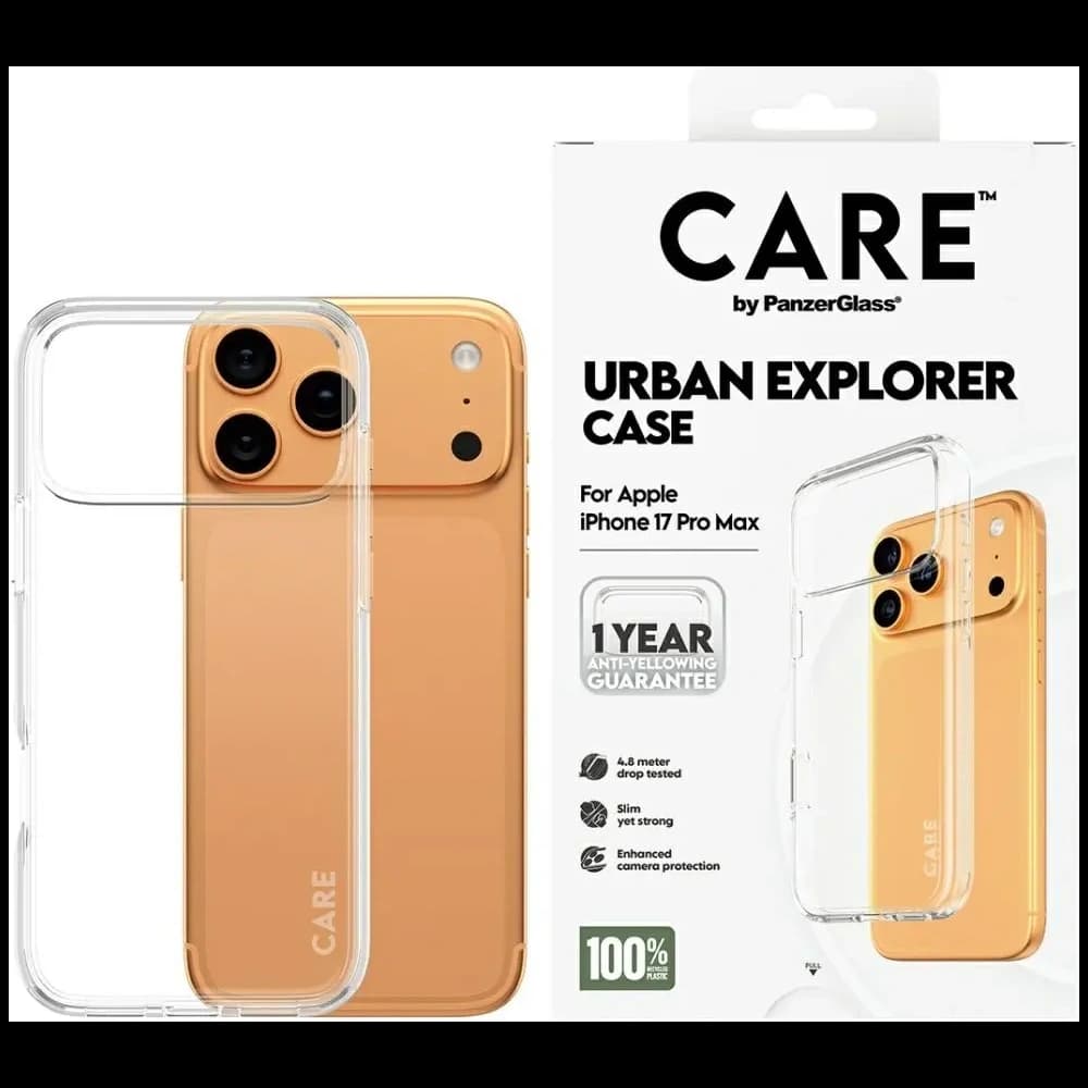 CARE by PanzerGlass Flagship Urban Explorer mit Clear Frame Apple iPhone 17 Pro Max klar
 - 1