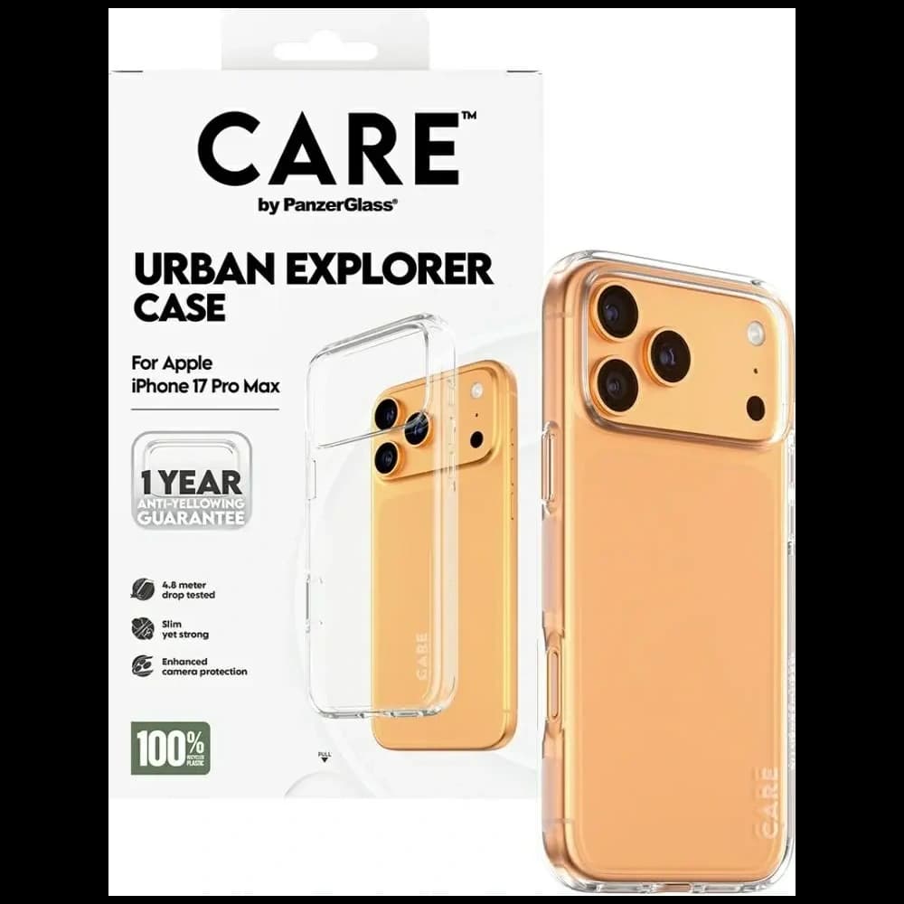 CARE by PanzerGlass Flagship Urban Explorer mit Clear Frame Apple iPhone 17 Pro Max klar
 - 4