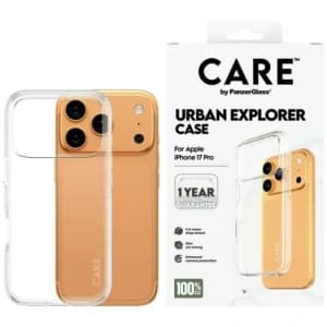 CARE by PanzerGlass Flagship Urban Explorer mit Clear Frame Apple iPhone 17 Pro klar
