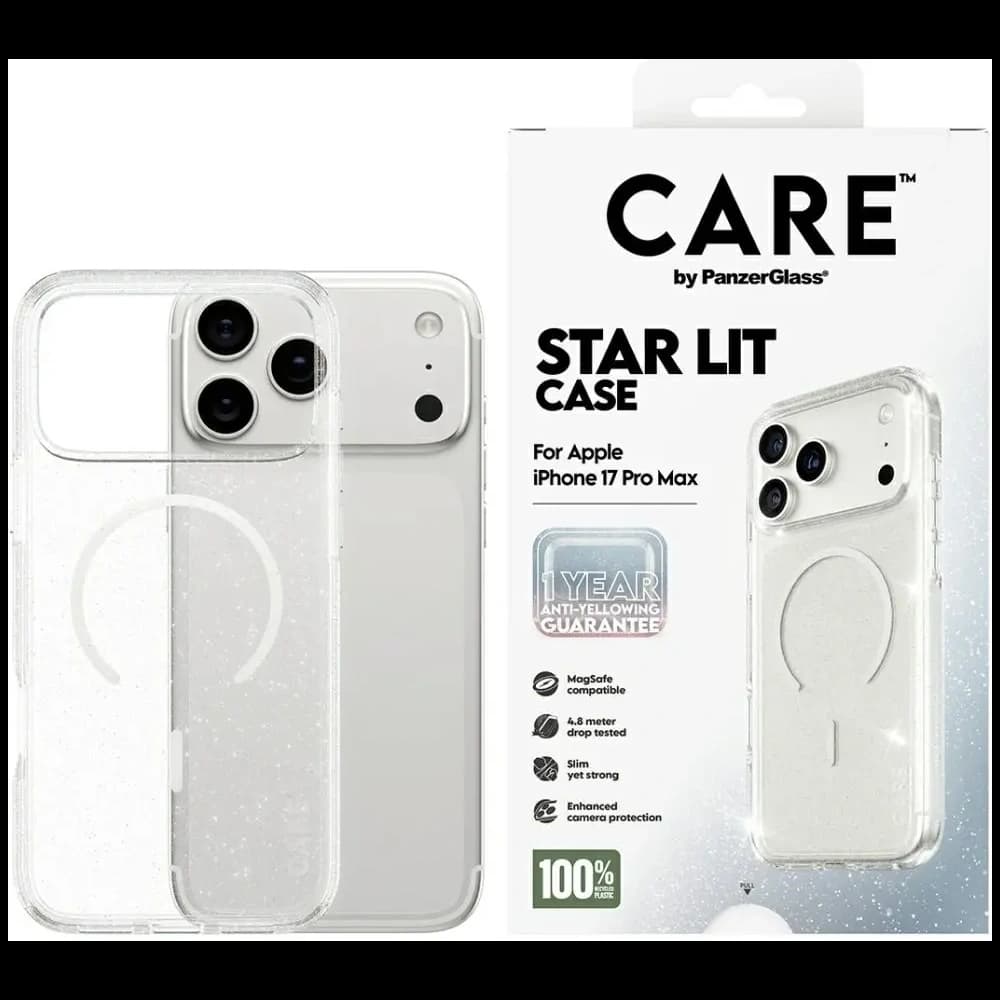 CARE by PanzerGlass Flagship Urban Explorer w. White MagSafe Apple iPhone 17 Pro Max Star Lit - 1