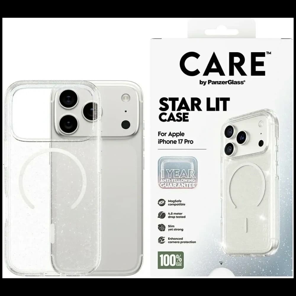 CARE by PanzerGlass Flagship Urban Explorer mit White MagSafe Apple iPhone 17 Pro Star Lit
 - 1