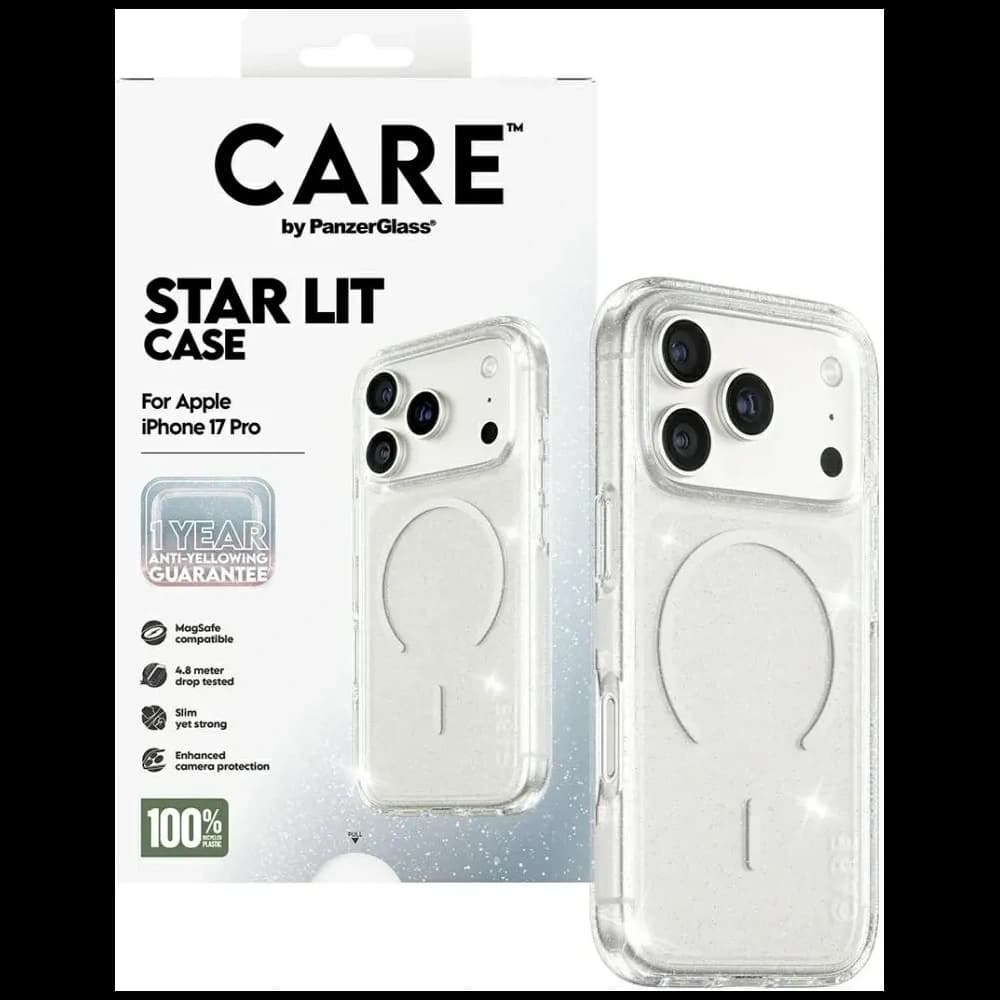 CARE by PanzerGlass Flagship Urban Explorer mit White MagSafe Apple iPhone 17 Pro Star Lit
 - 4