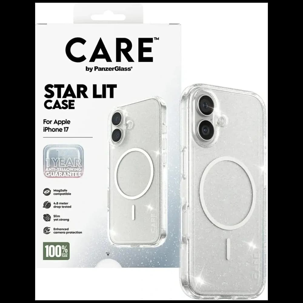 CARE by PanzerGlass Flagship Urban Explorer w. White MagSafe Apple iPhone 17 Star Lit - 4