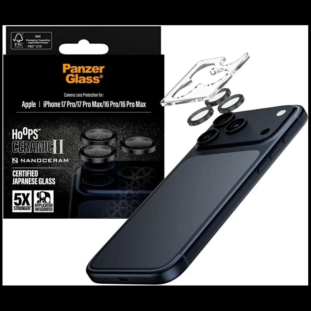 PanzerGlass Hoops Ceramic II Lens Apple iPhone 17 Pro / 17 Pro Max / 16 Pro / 16 Pro Max
 - 4