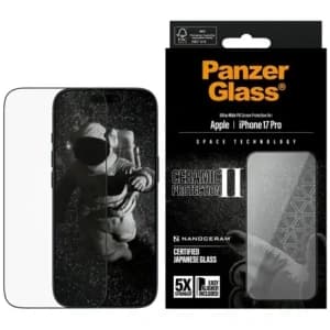PanzerGlass Ceramic II Ultra-Wide Fit EasyAligner Apple iPhone 17 Pro
