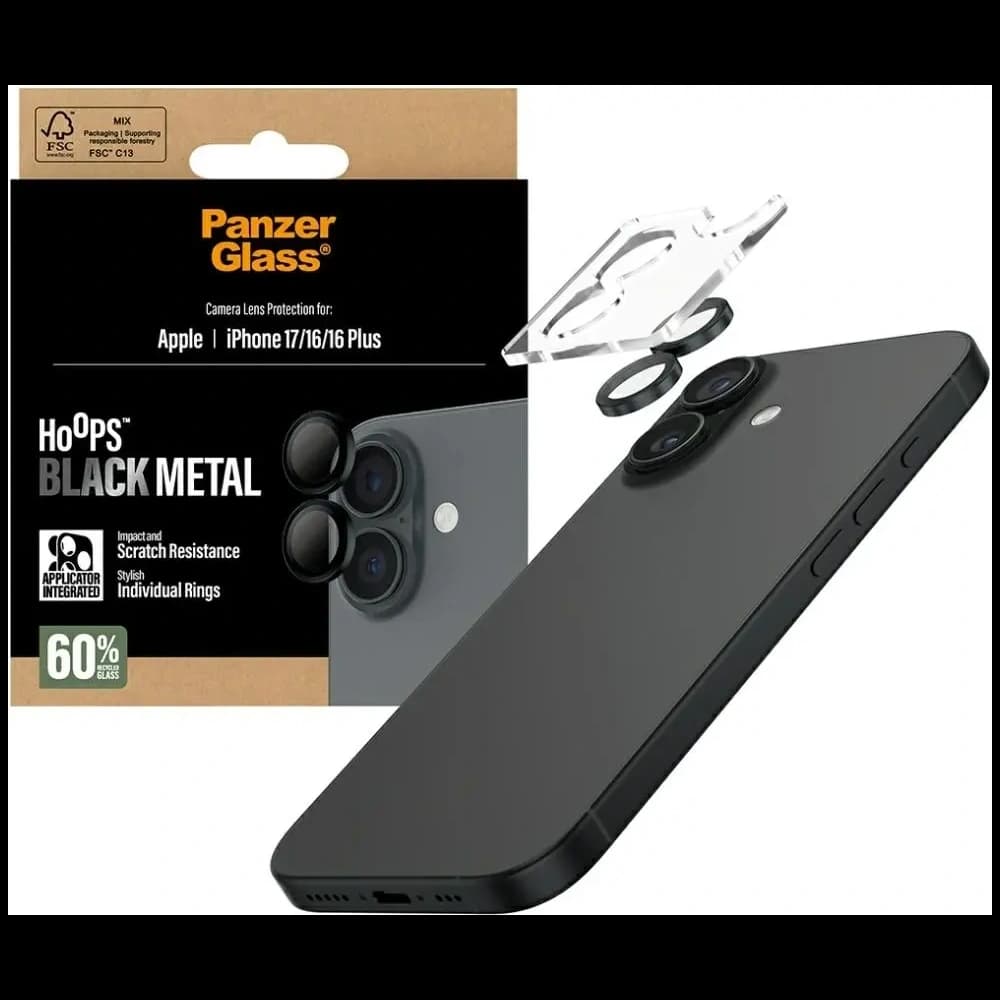 PanzerGlass Hoops Lens Apple iPhone 17 / 16 / 16 Plus black - 4