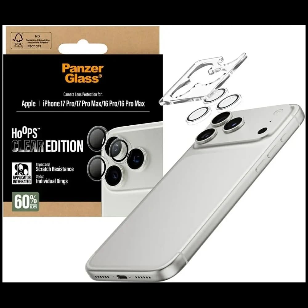 PanzerGlass Hoops Lens Apple iPhone 17 Pro / 17 Pro Max / 16 Pro / 16 Pro Max
 - 4