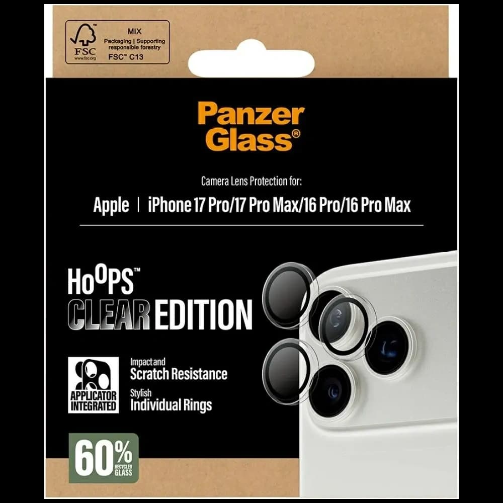 PanzerGlass Hoops Lens Apple iPhone 17 Pro / 17 Pro Max / 16 Pro / 16 Pro Max
 - 5