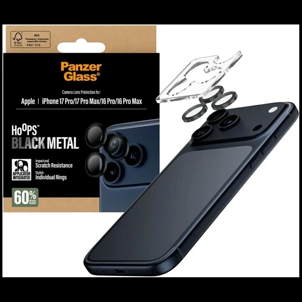 PanzerGlass Hoops Lens Apple iPhone 17 Pro / 17 Pro Max / 16 Pro / 16 Pro Max black - 4