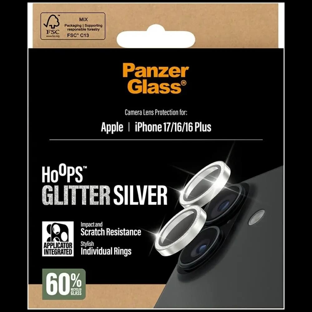 PanzerGlass Hoops Glitter Lens Apple iPhone 17 / 16 / 16 Plus silver - 5