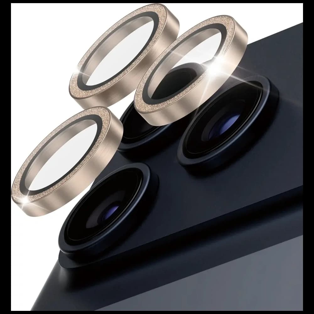 PanzerGlass Hoops Glitter Lens Apple iPhone 17 Pro / 17 Pro Max / 16 Pro / 16 Pro Max gold
 - 2