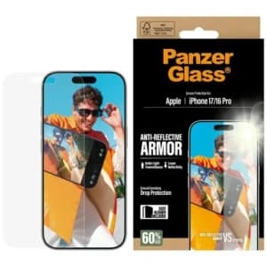 PanzerGlass Armor Anti-Reflective EasyAligner Apple iPhone 17 / 16 Pro

