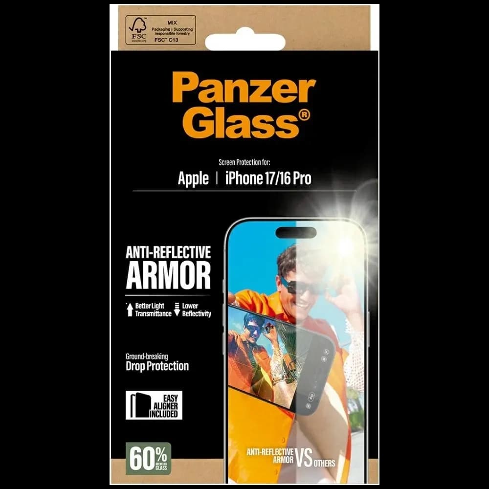 PanzerGlass Armor Anti-Reflective EasyAligner Apple iPhone 17 / 16 Pro
 - 5