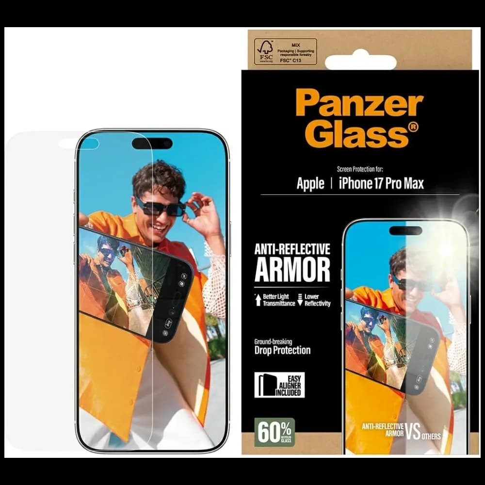 PanzerGlass Armor Anti-Reflective EasyAligner Apple iPhone 17 Pro Max - 1