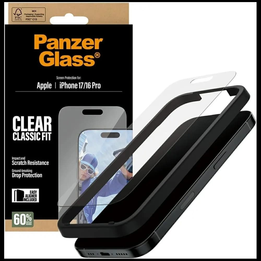 PanzerGlass Classic Fit EasyAligner Apple iPhone 17 / 16 Pro
 - 4