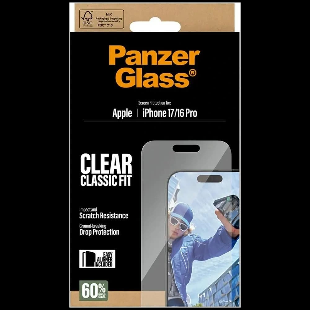 PanzerGlass Classic Fit EasyAligner Apple iPhone 17 / 16 Pro
 - 5
