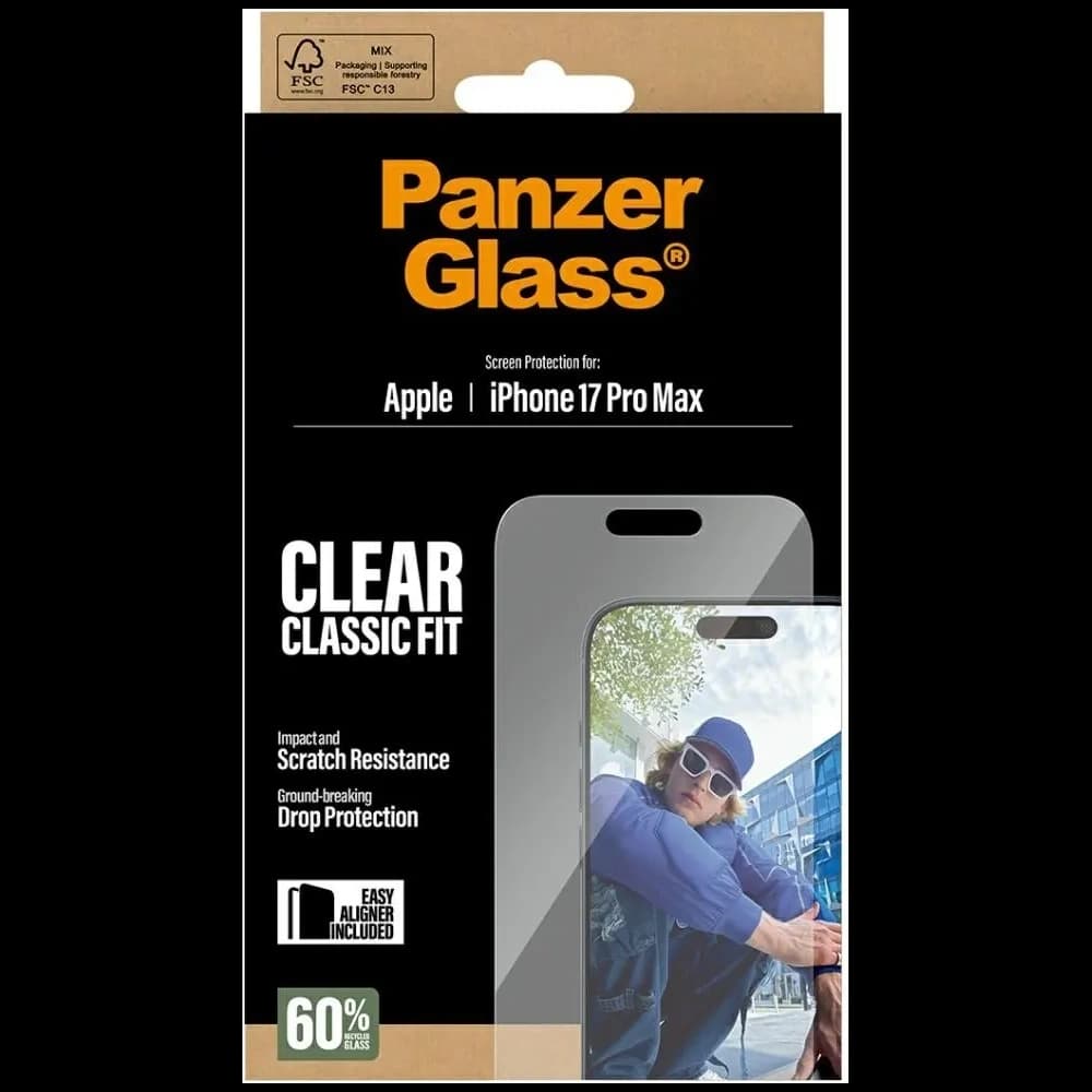 PanzerGlass Classic Fit EasyAligner Apple iPhone 17 Pro Max - 5